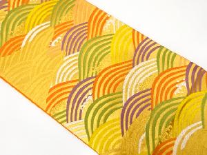 波青海波模様織り出し　袋帯